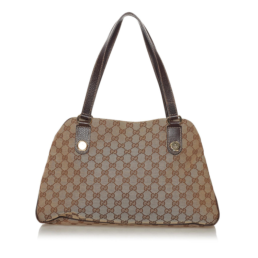 Gucci GG Canvas Eclipse Shoulder Bag (SHG-33703)