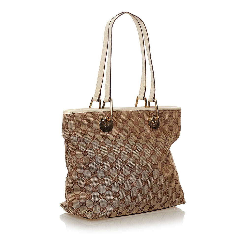 Gucci GG Canvas Eclipse Shoulder Bag (SHG-34640)