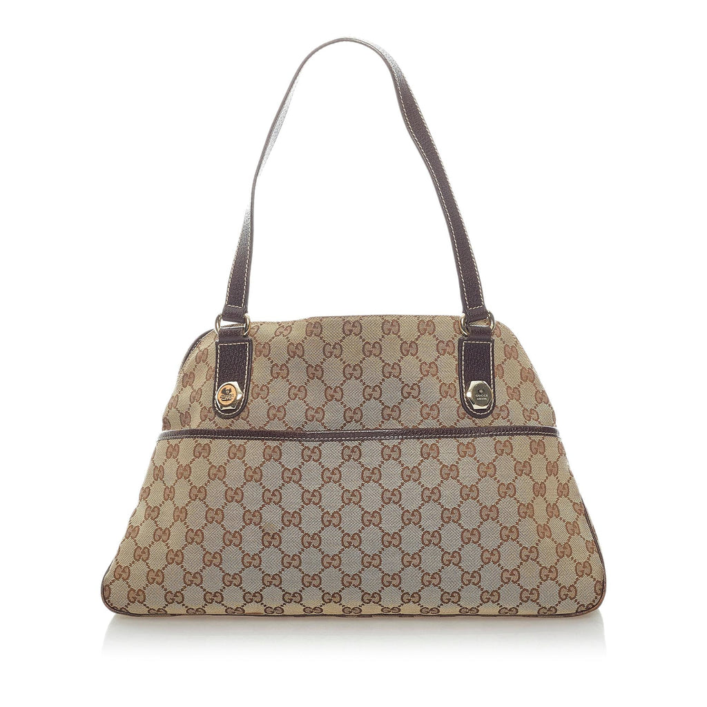 Gucci GG Canvas Eclipse Shoulder Bag (SHG-34655)