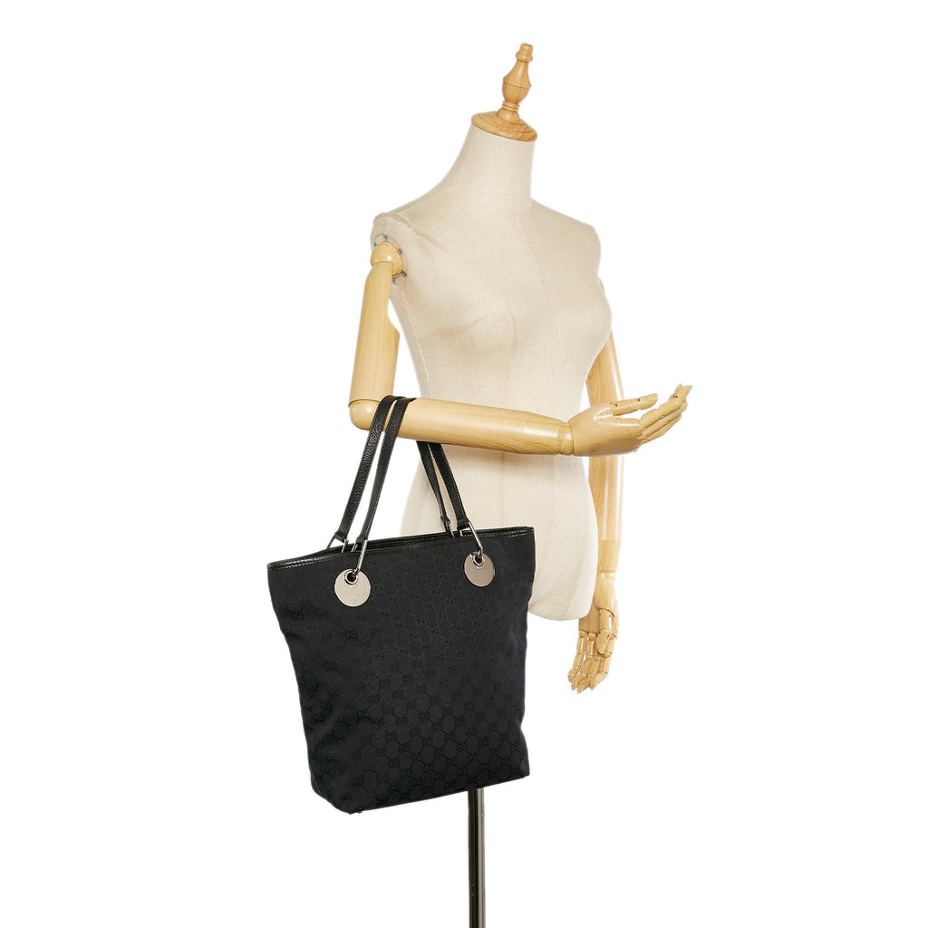 Gucci GG Canvas Eclipse Tote Bag (SHG-25154)