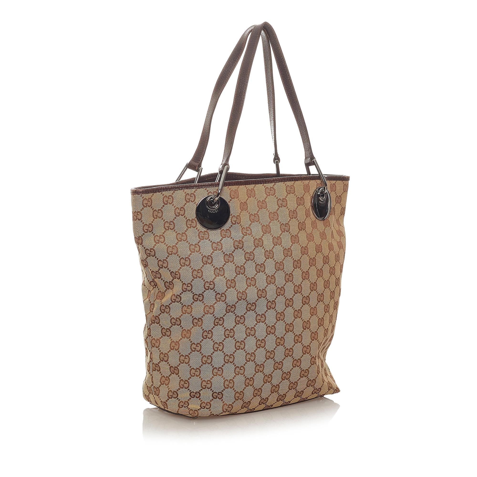 Gucci GG Canvas Eclipse Tote Bag (SHG-28029)
