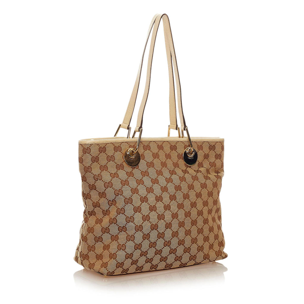 Gucci GG Canvas Eclipse Tote Bag (SHG-28103)