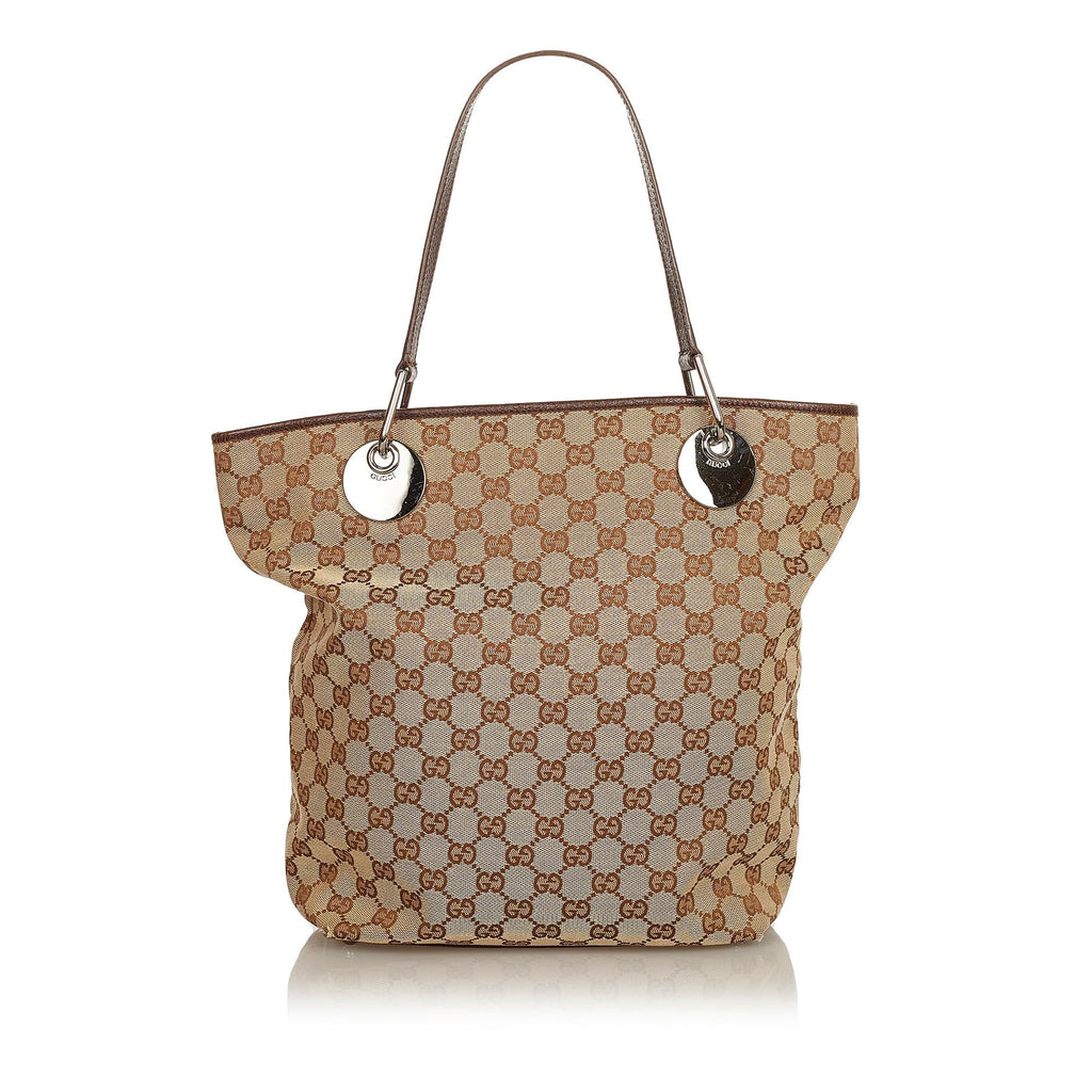 Gucci GG Canvas Eclipse Tote Bag (SHG-31835)