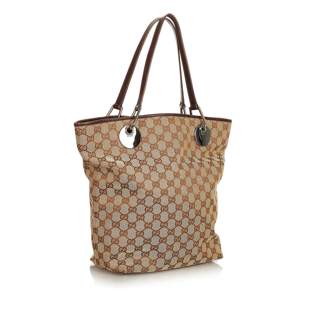 Gucci GG Canvas Eclipse Tote Bag (SHG-31835)