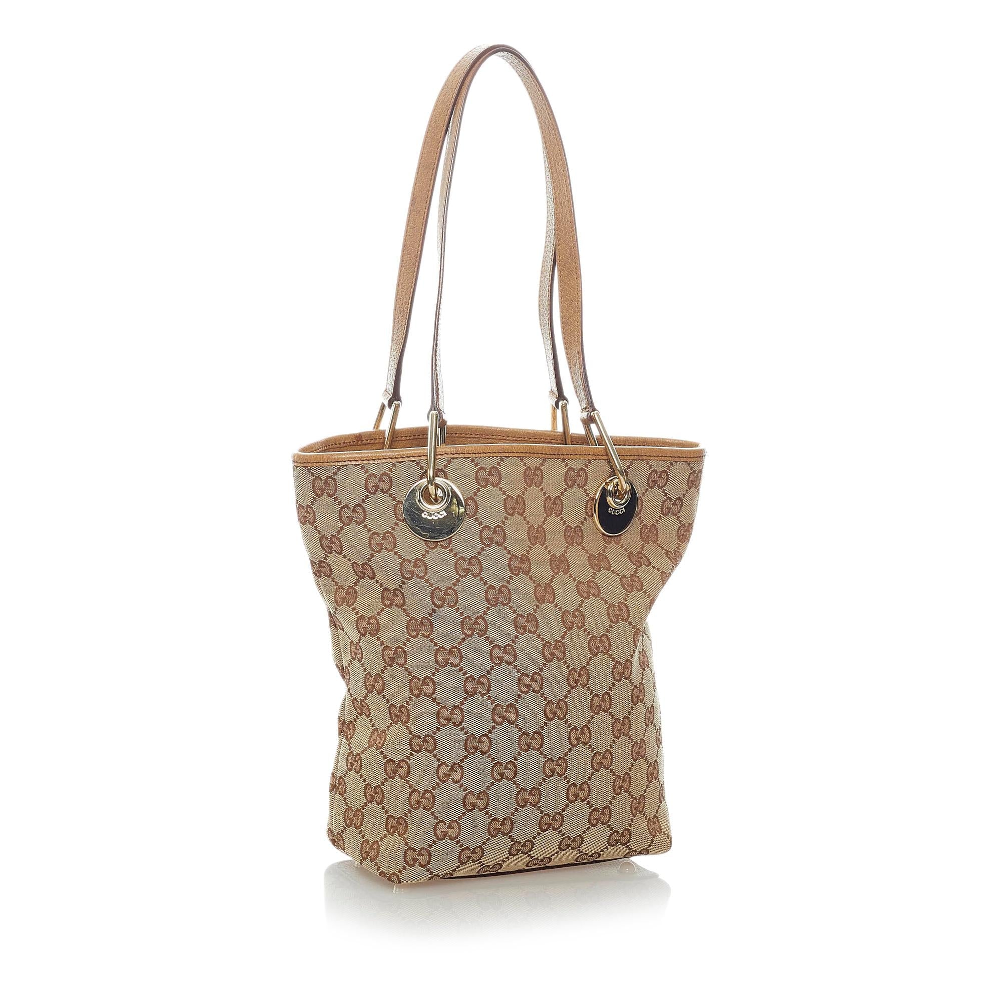 Gucci GG Canvas Eclipse Tote Bag (SHG-32291)