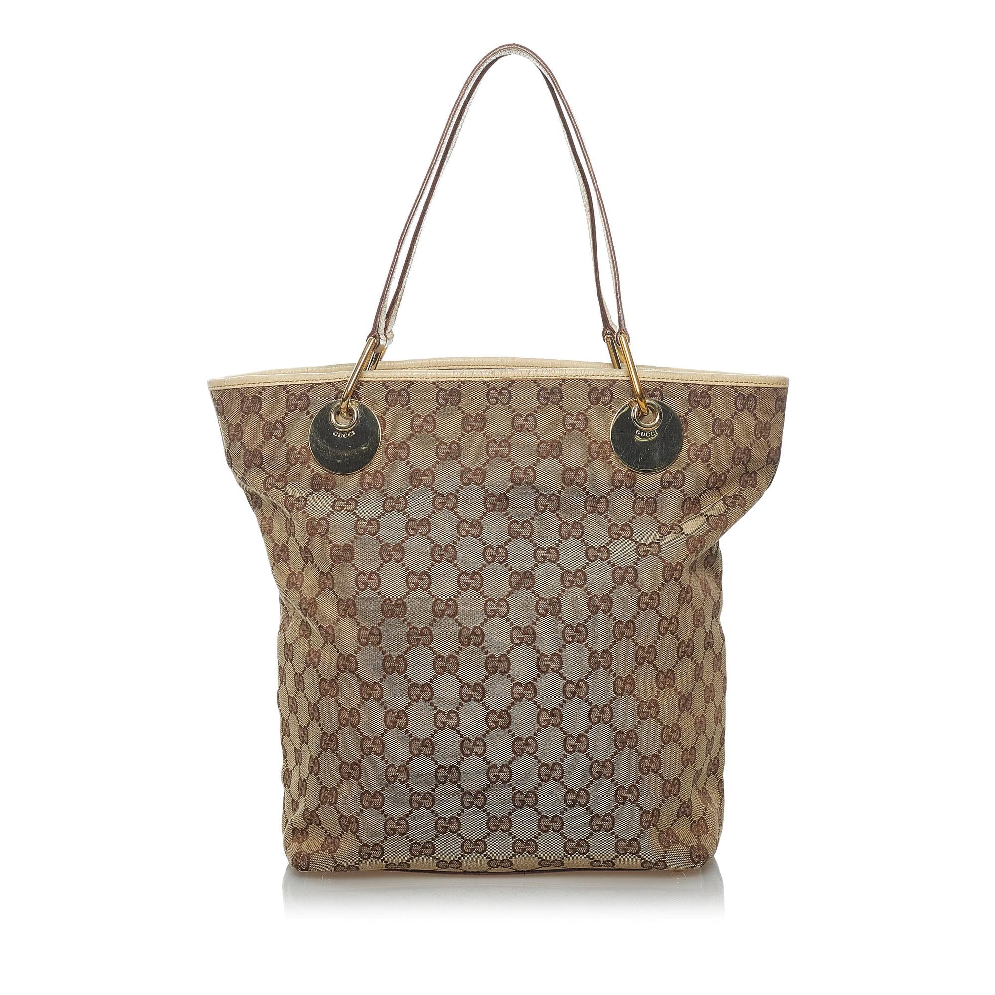 Gucci GG Canvas Eclipse Tote Bag (SHG-33763)