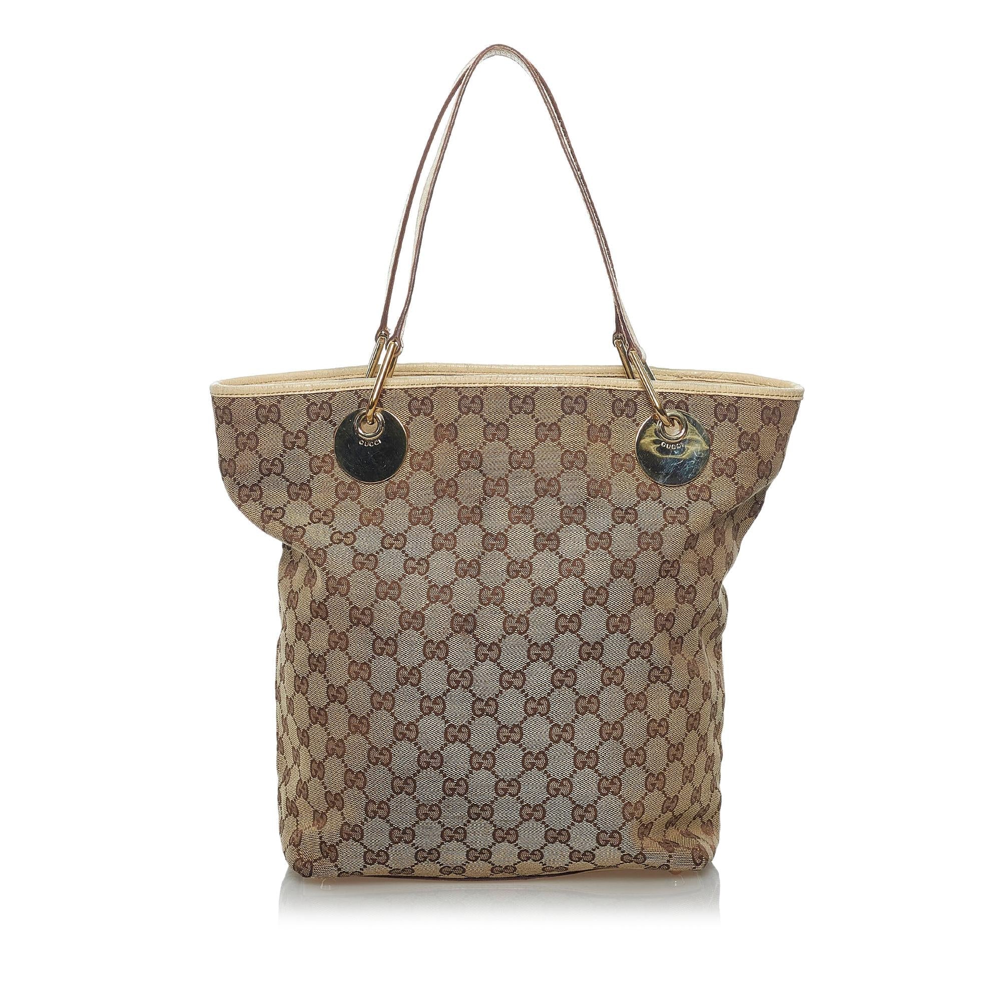 Gucci GG Canvas Eclipse Tote Bag (SHG-33763)