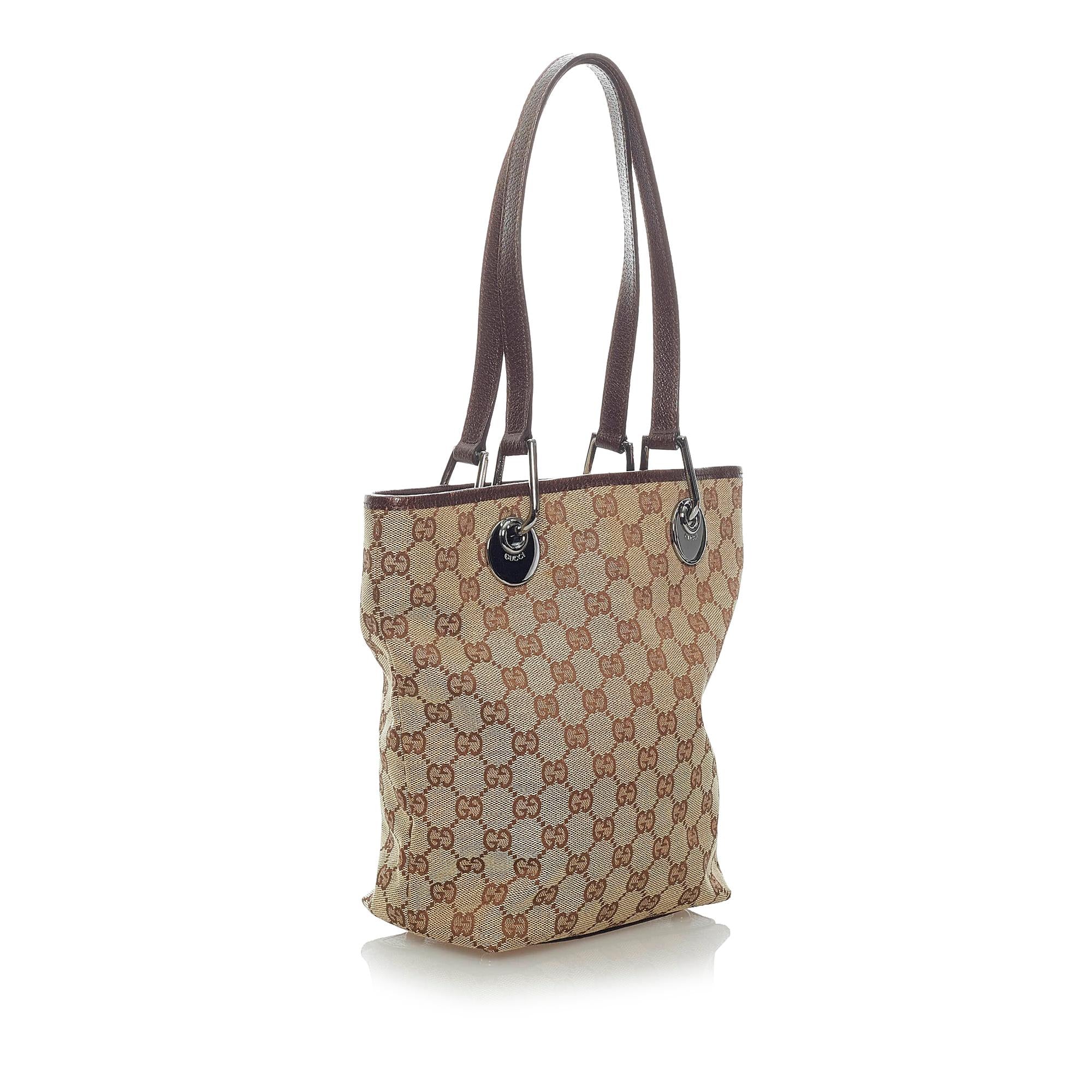 Gucci GG Canvas Eclipse Tote Bag (SHG-34693)