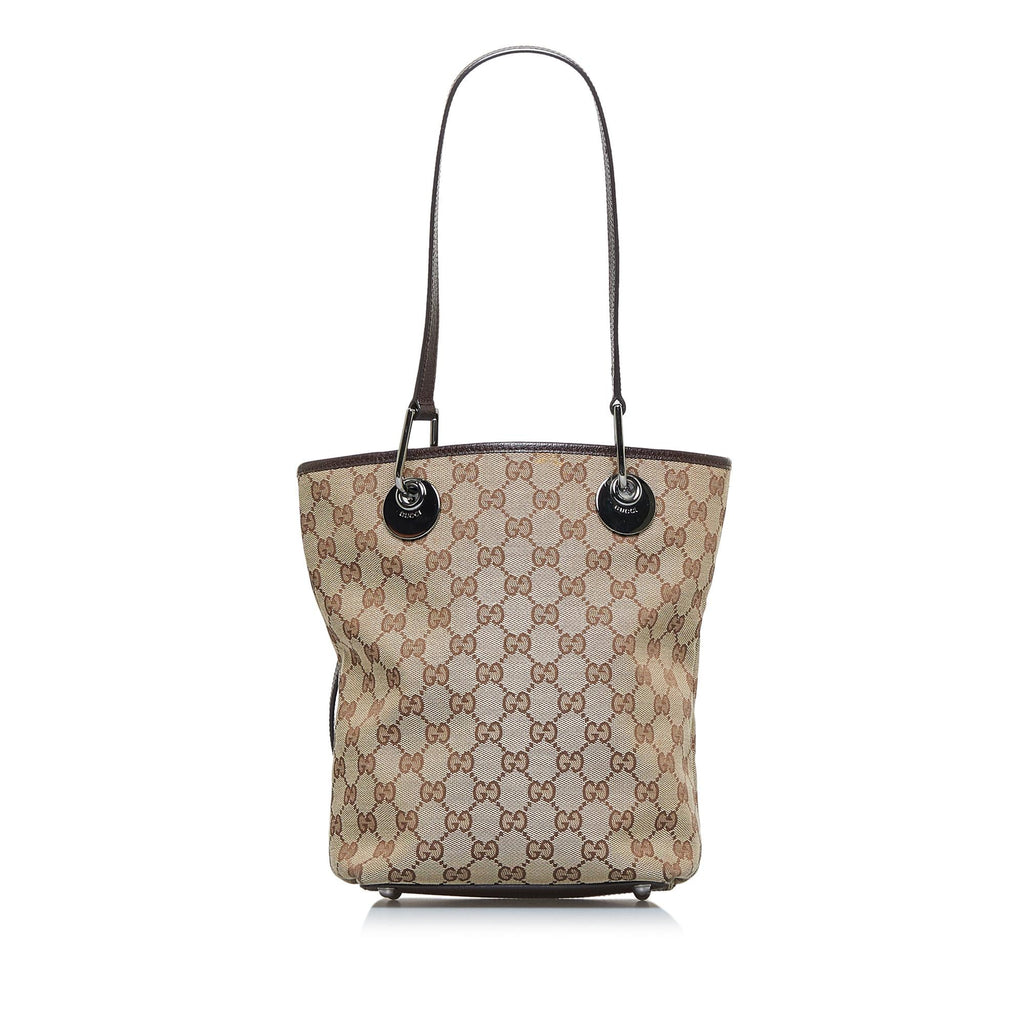 Gucci GG Canvas Eclipse Tote Bag (SHG-hRWN1o)