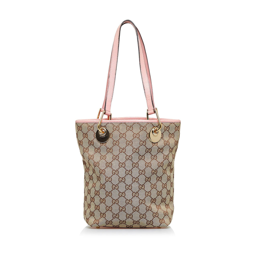Gucci GG Canvas Eclipse Tote (SHG-Yam187)