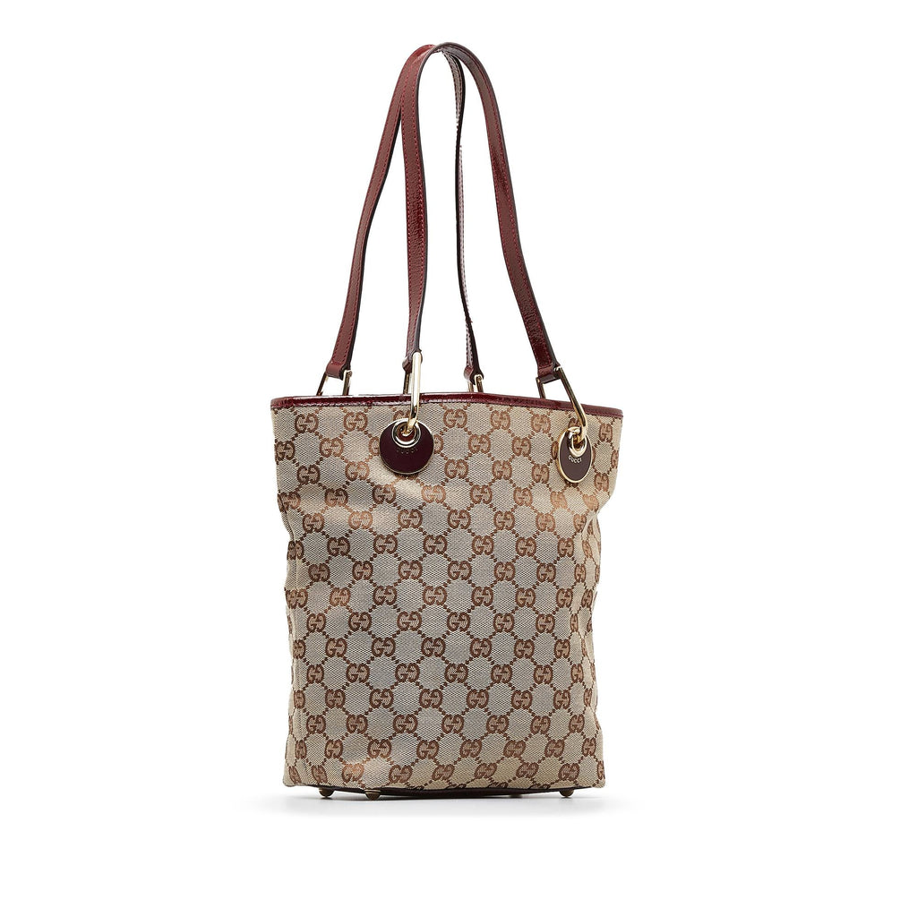 Gucci GG Canvas Eclipse Tote (SHG-PaKaf2)