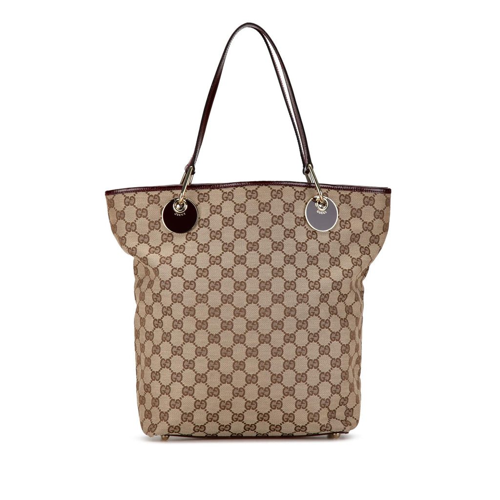 Gucci GG Canvas Eclipse Tote (SHG-uZPc1Y)