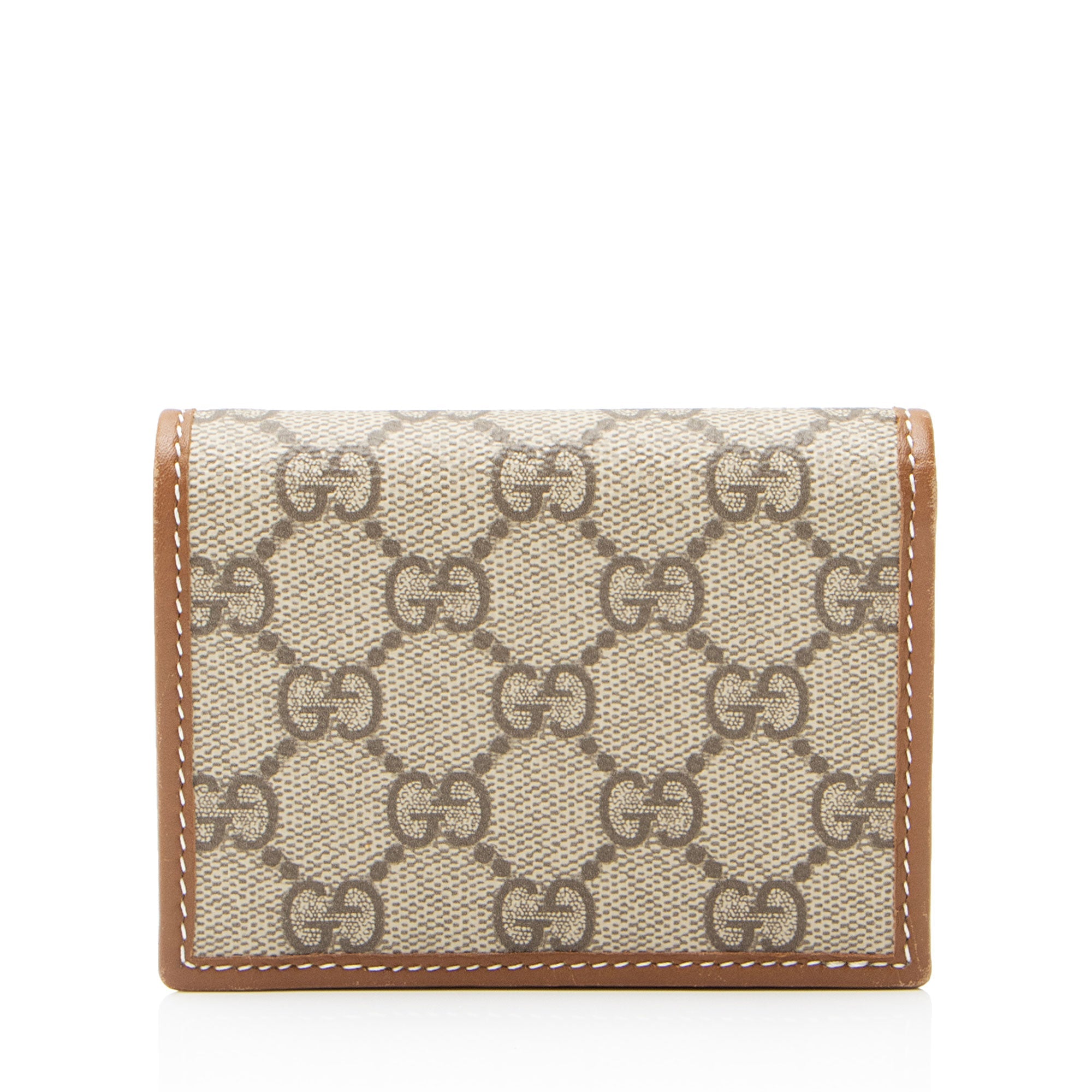 Gucci GG Canvas Emblem Bifold Wallet