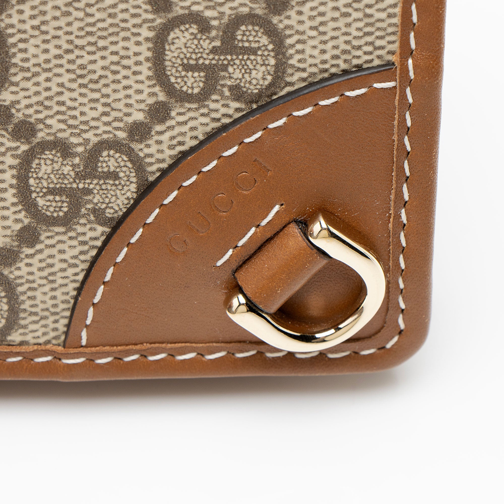 Gucci GG Canvas Emblem Bifold Wallet