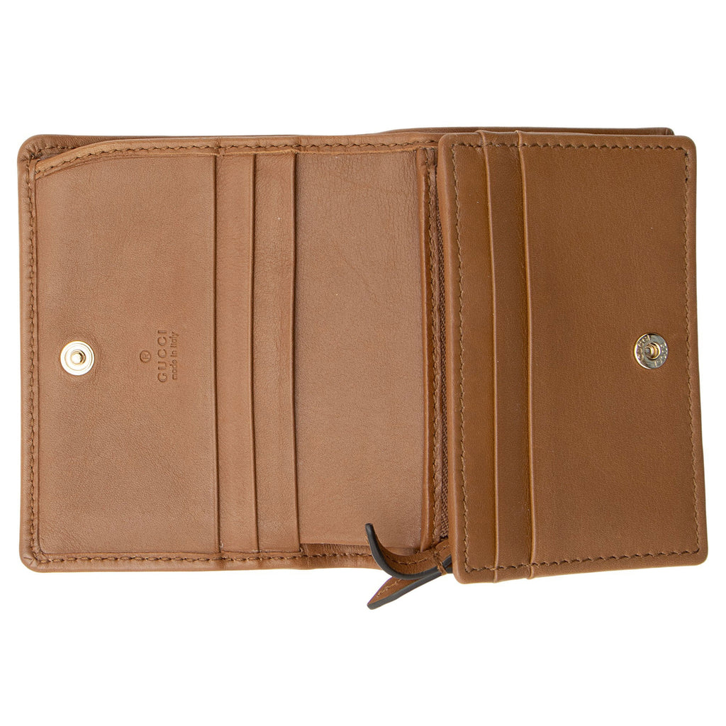 Gucci GG Canvas Emblem Bifold Wallet