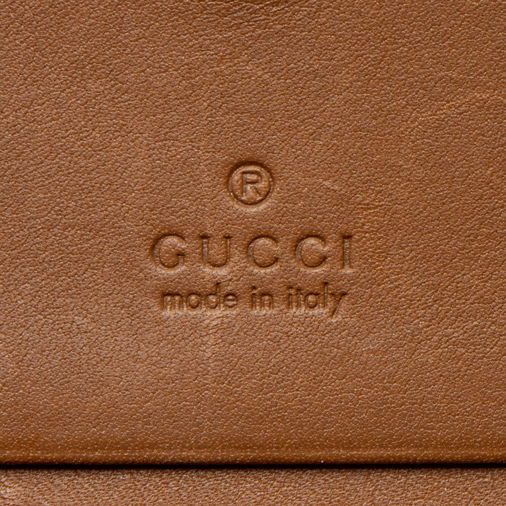 Gucci GG Canvas Emblem Bifold Wallet