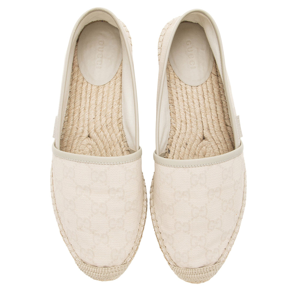 Gucci GG Canvas Espadrilles - Size 8 / 38