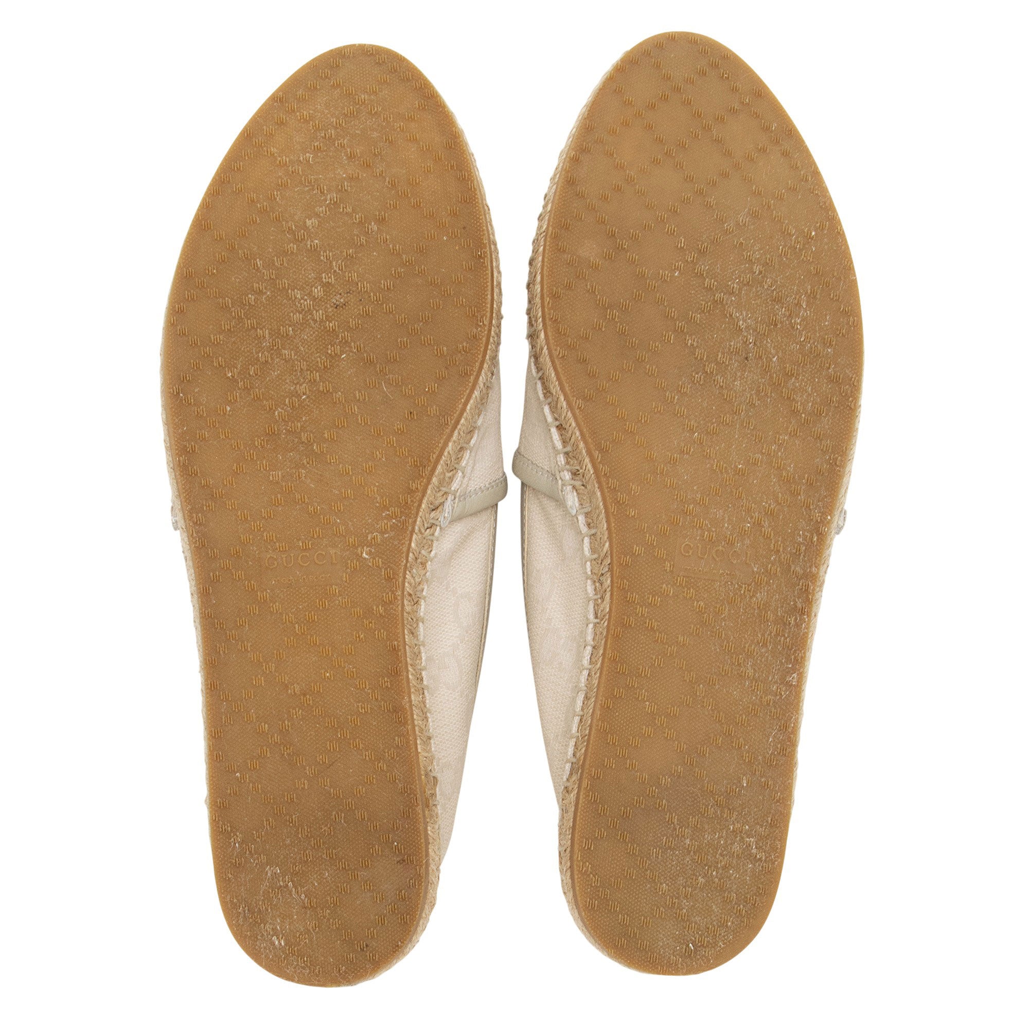 Gucci GG Canvas Espadrilles - Size 8 / 38