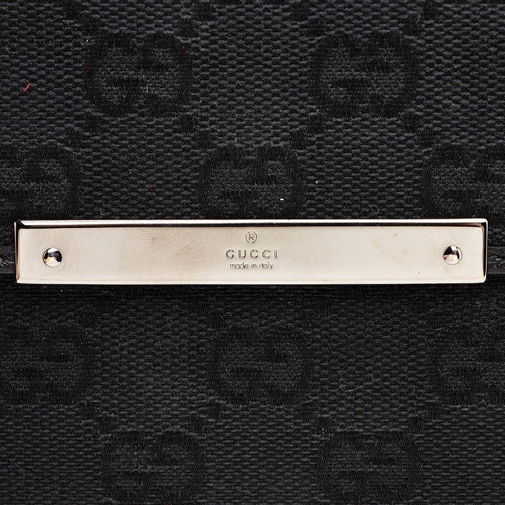 Gucci GG Canvas Flap Continental Wallet - FINAL SALE (SHF-19909)
