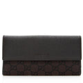 Gucci GG Canvas Flap Continental Wallet (SHF-20696)