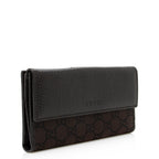 Gucci GG Canvas Flap Continental Wallet (SHF-20696)