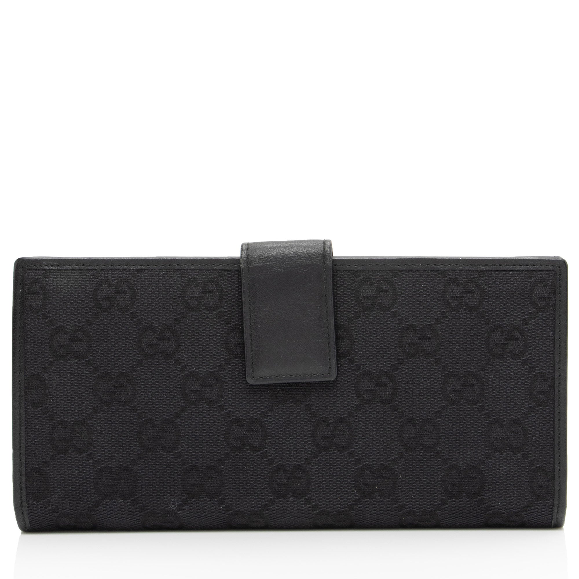 Gucci GG Canvas Flap Continental Wallet (SHF-5hwW9Y)