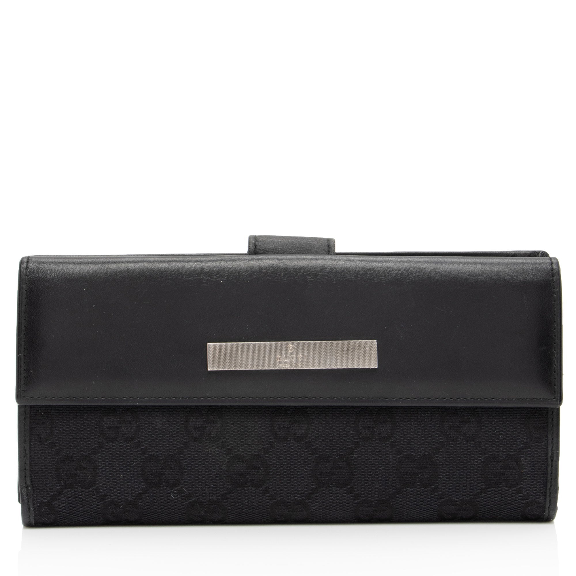 Gucci GG Canvas Flap Continental Wallet (SHF-5hwW9Y)