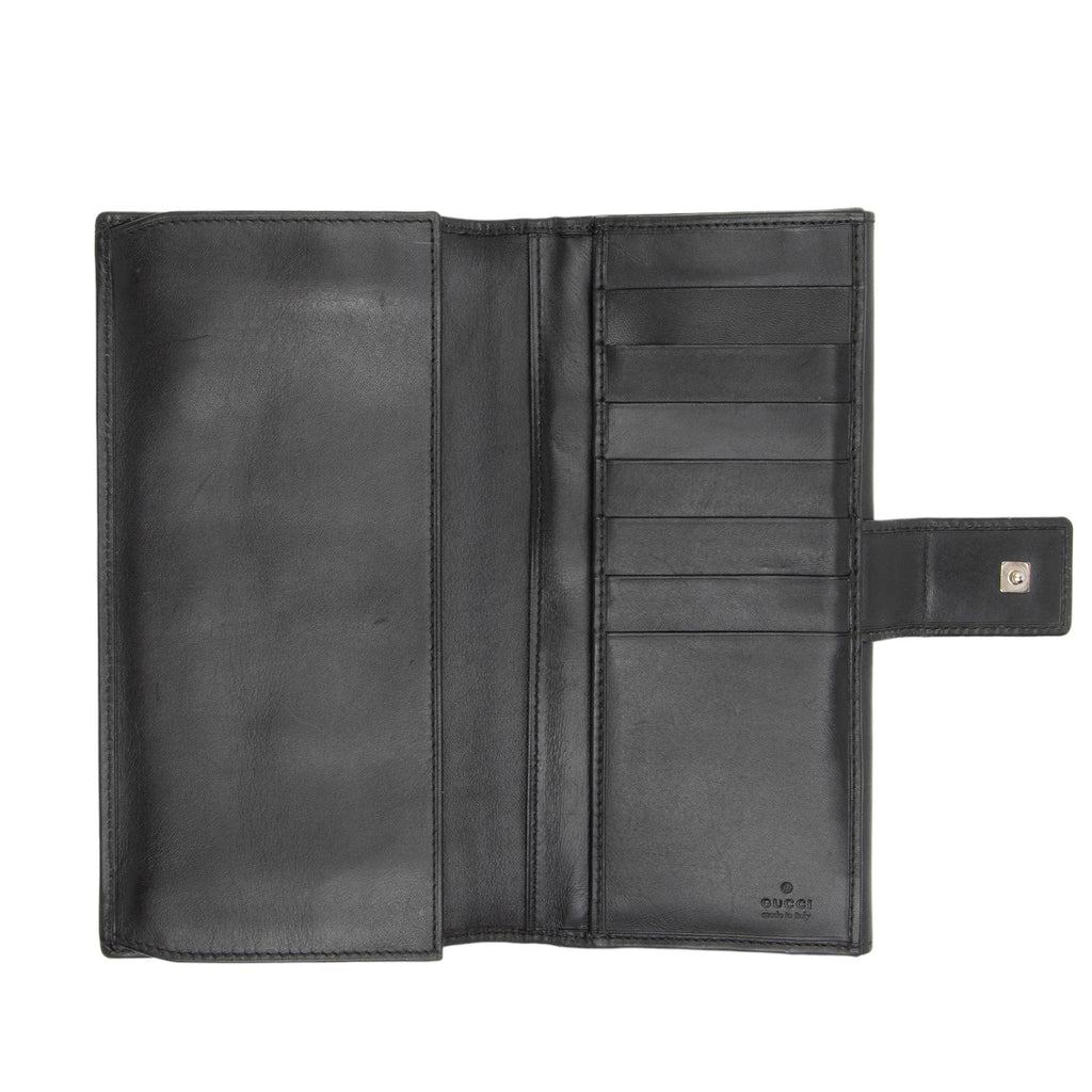 Gucci GG Canvas Flap Continental Wallet (SHF-5hwW9Y)