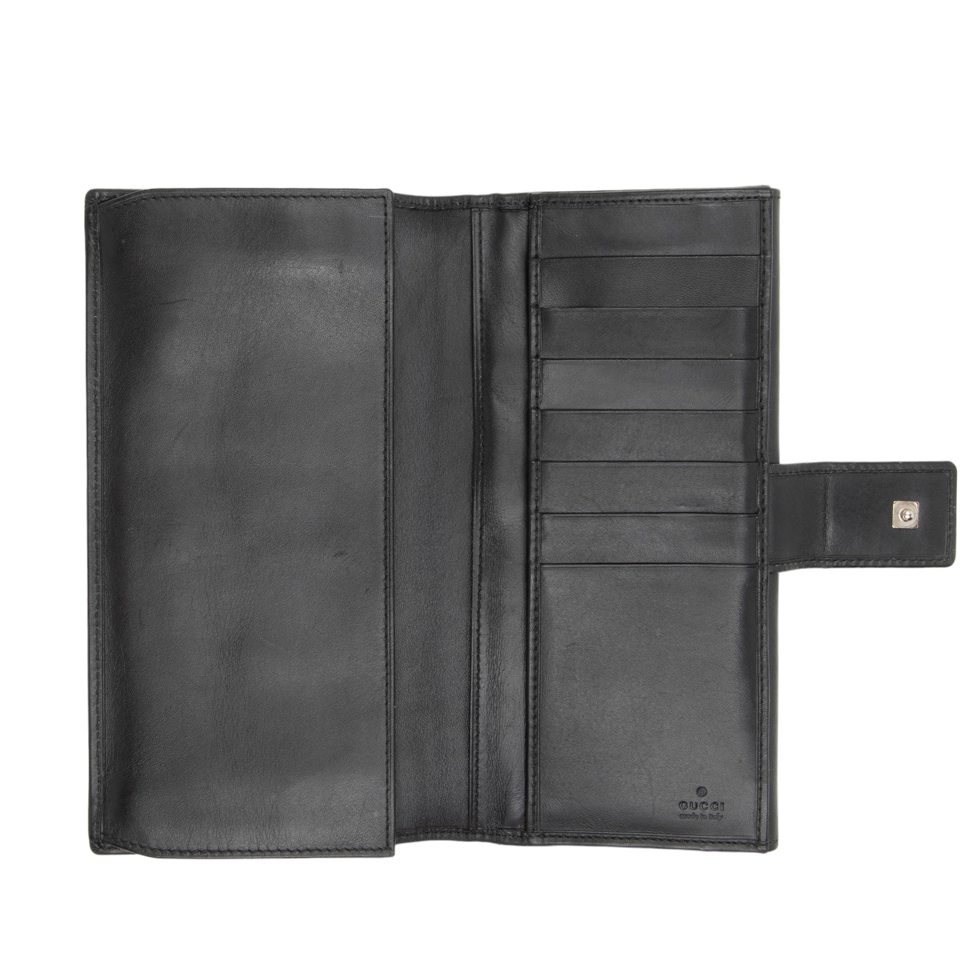 Gucci GG Canvas Flap Continental Wallet (SHF-5hwW9Y)