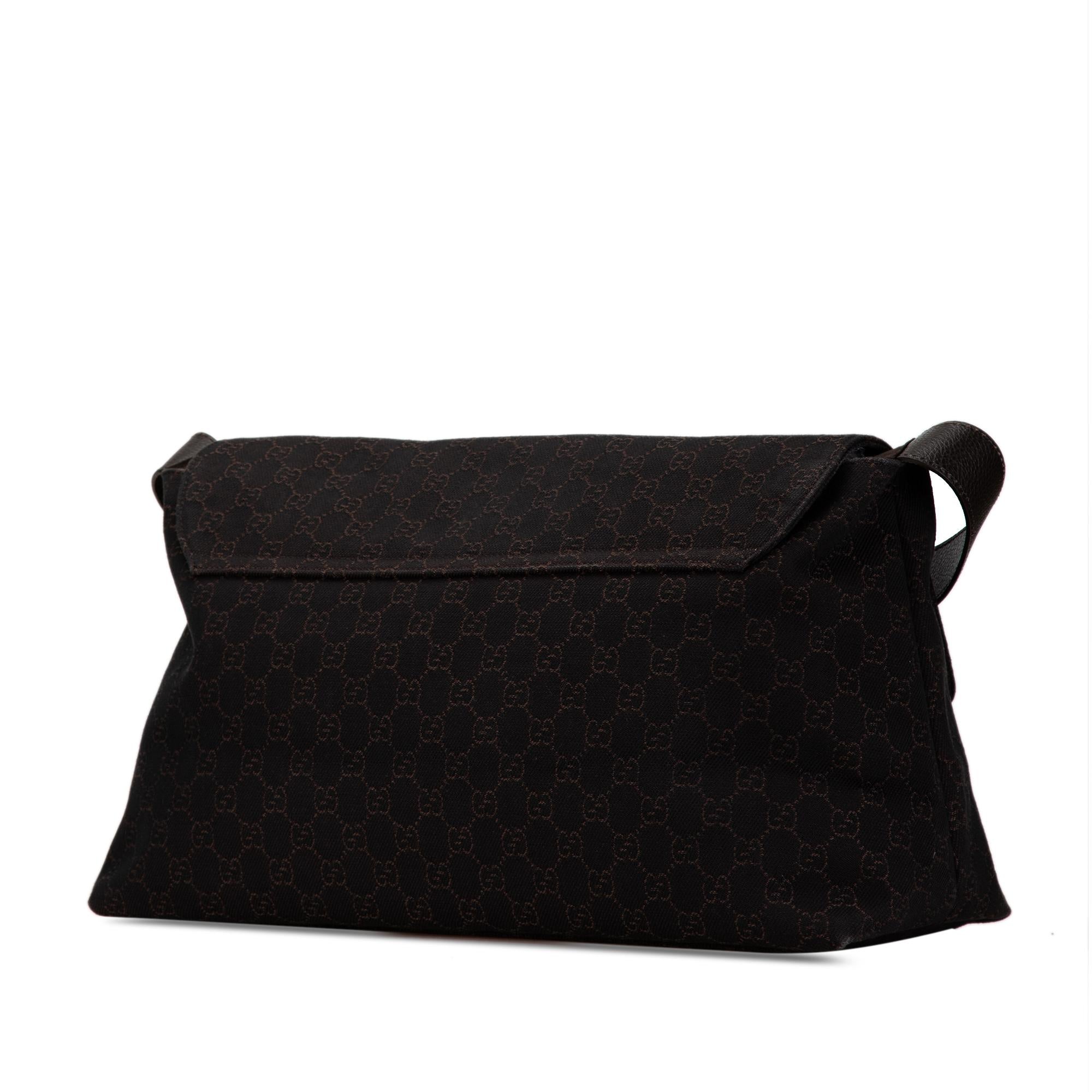 Gucci GG Canvas Flap Crossbody (SHG-ekq1Cm)