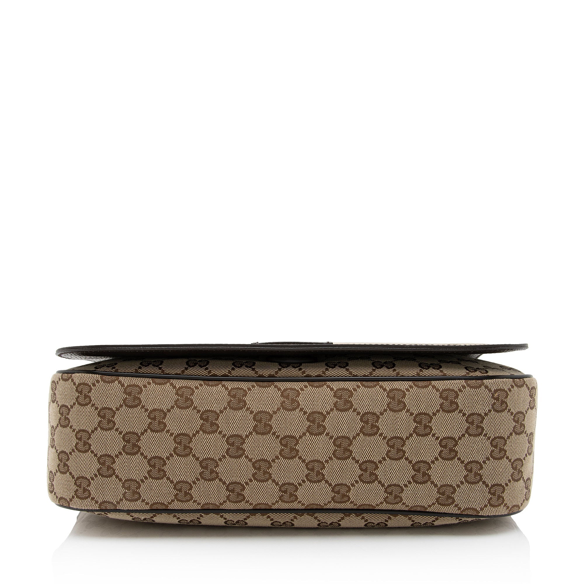 Gucci GG Canvas Flap Messenger Bag (SHF-Dgivt4)