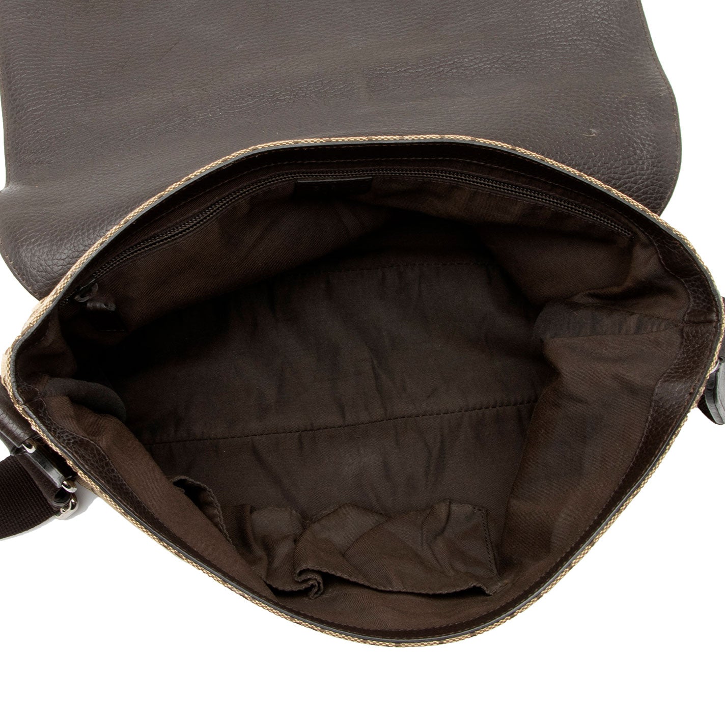Gucci GG Canvas Flap Messenger (SHF-jreKOd)