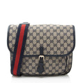 Gucci GG Canvas Buckle Flap Messenger