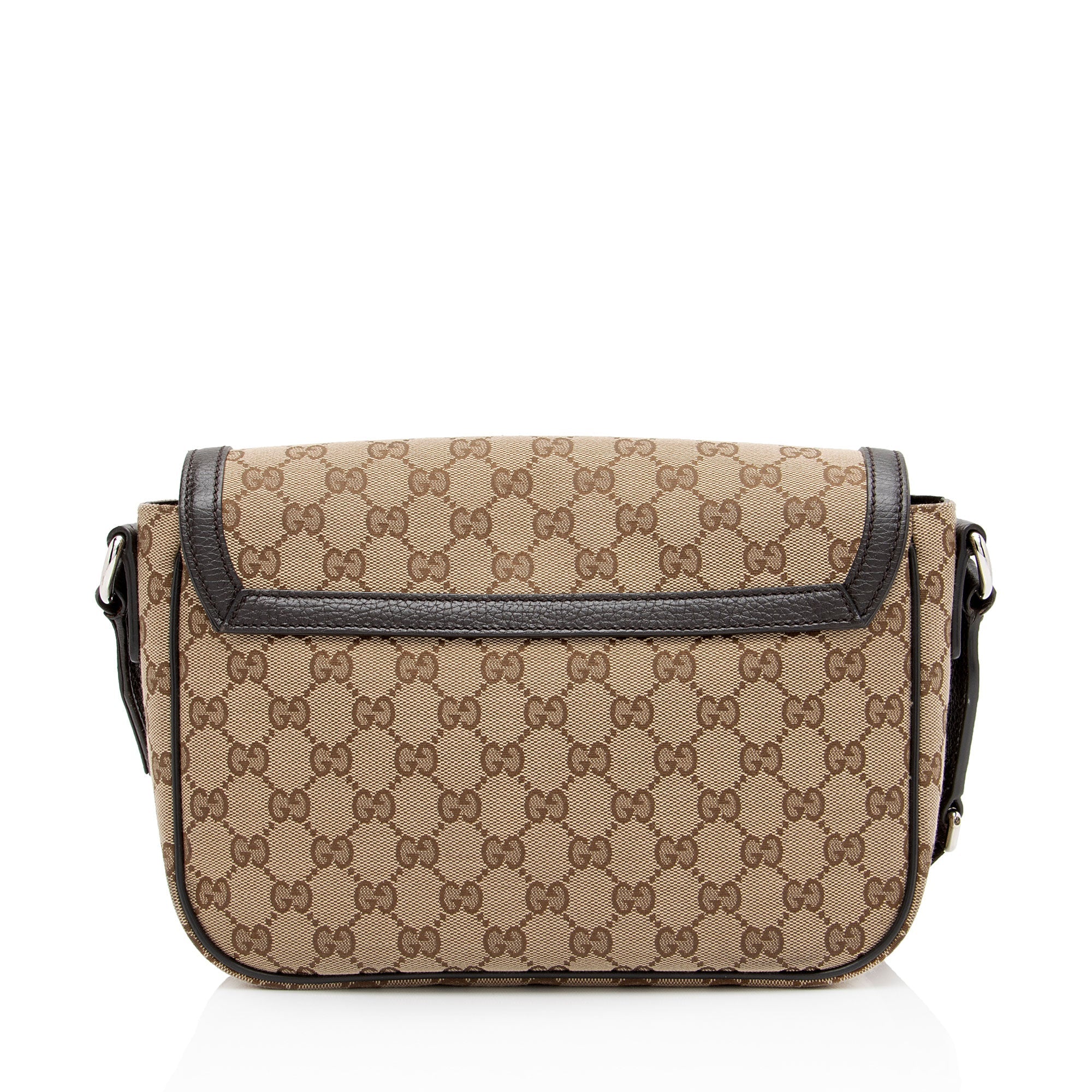 Gucci GG Canvas Flap Small Messenger (SHF-qVM12S)