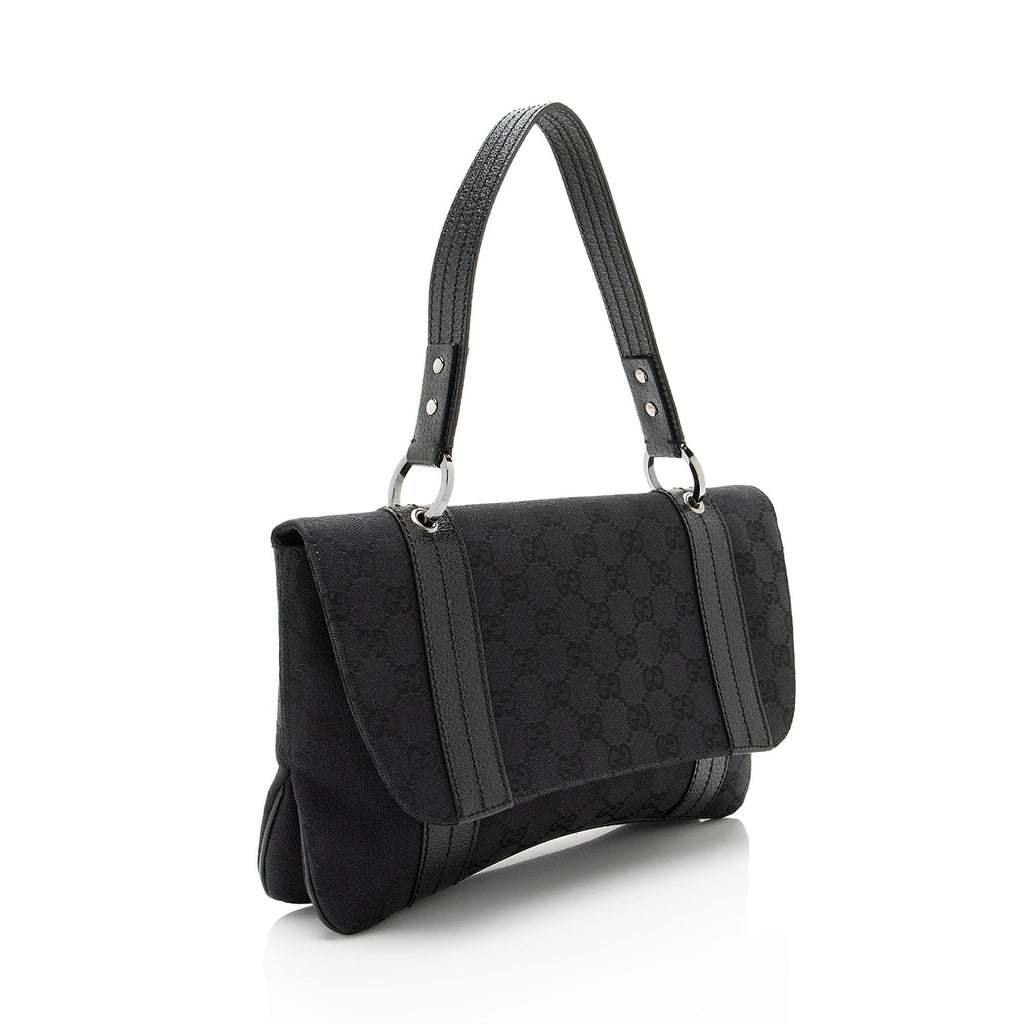 Gucci GG Canvas Flap Top Handle