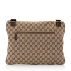 Gucci GG Canvas Flat Messenger Bag (SHF-22088)