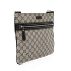 Gucci GG Canvas Flat Messenger Bag (SHF-KV7N6r)