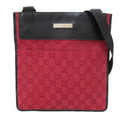Gucci GG Canvas Flat Messenger Bag (SHG-wErO8J)