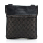 Gucci GG Canvas Flat Messenger (SHF-Br9CH5)