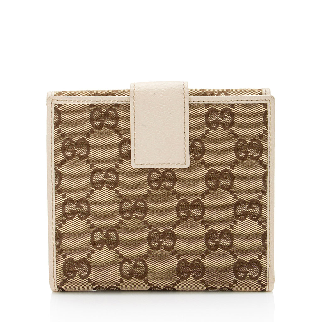 Gucci GG Canvas French Wallet (SHF-lnQont)