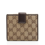 Gucci GG Canvas New Britt French Wallet