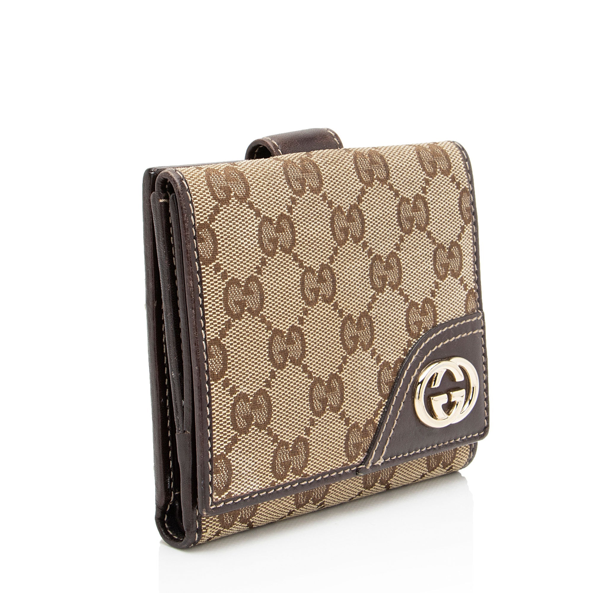 Gucci GG Canvas New Britt French Wallet