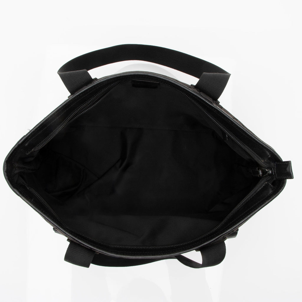 Gucci GG Canvas Front Pocket E/W Shopping Tote (SHF-23636)