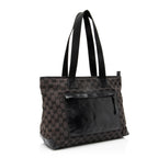 Gucci GG Canvas Front Pocket E/W Shopping Tote (SHF-23636)