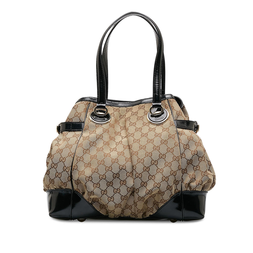 Gucci GG Canvas Full Moon Tote Bag (SHG-V7LMS1)