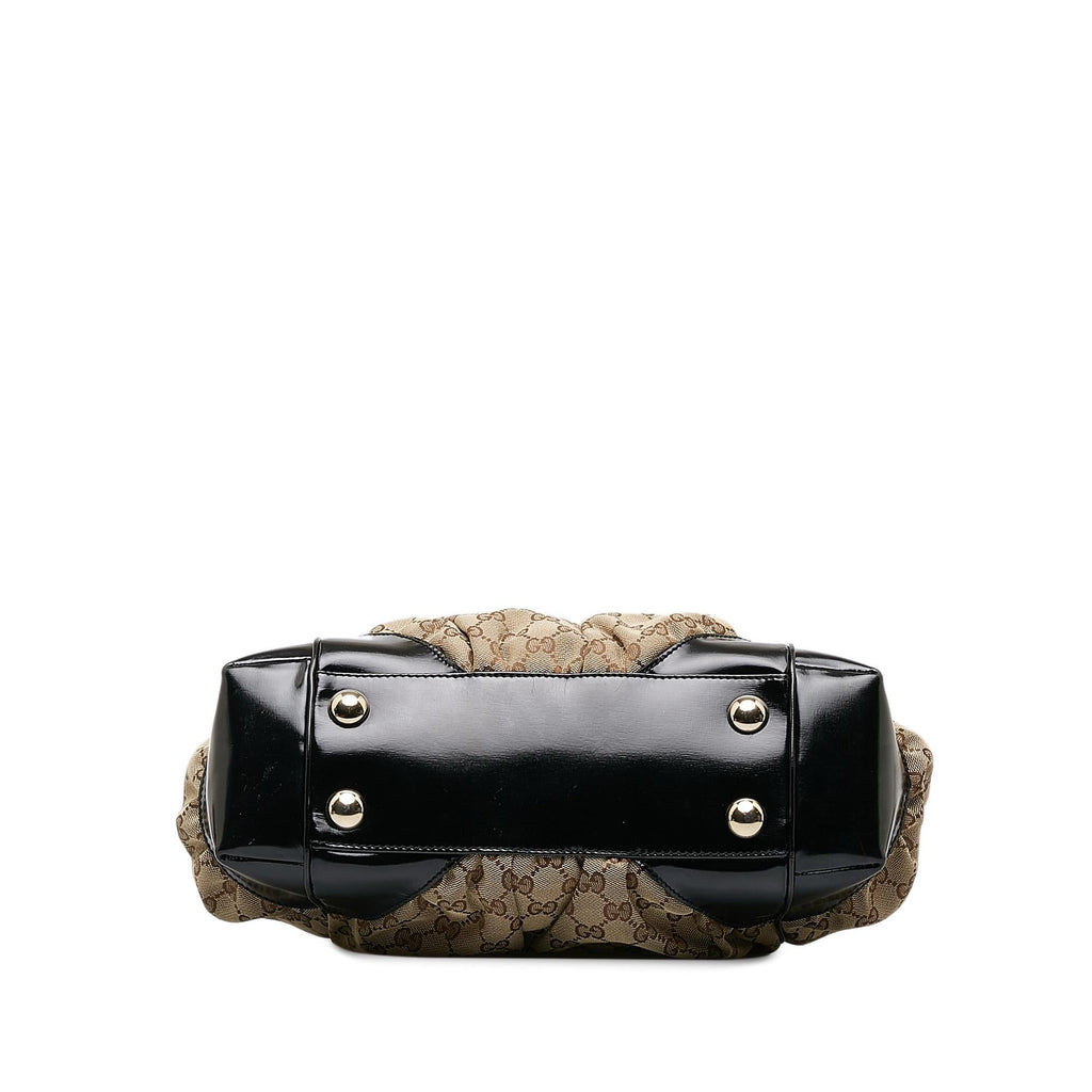 Gucci GG Canvas Full Moon Tote Bag (SHG-V7LMS1)