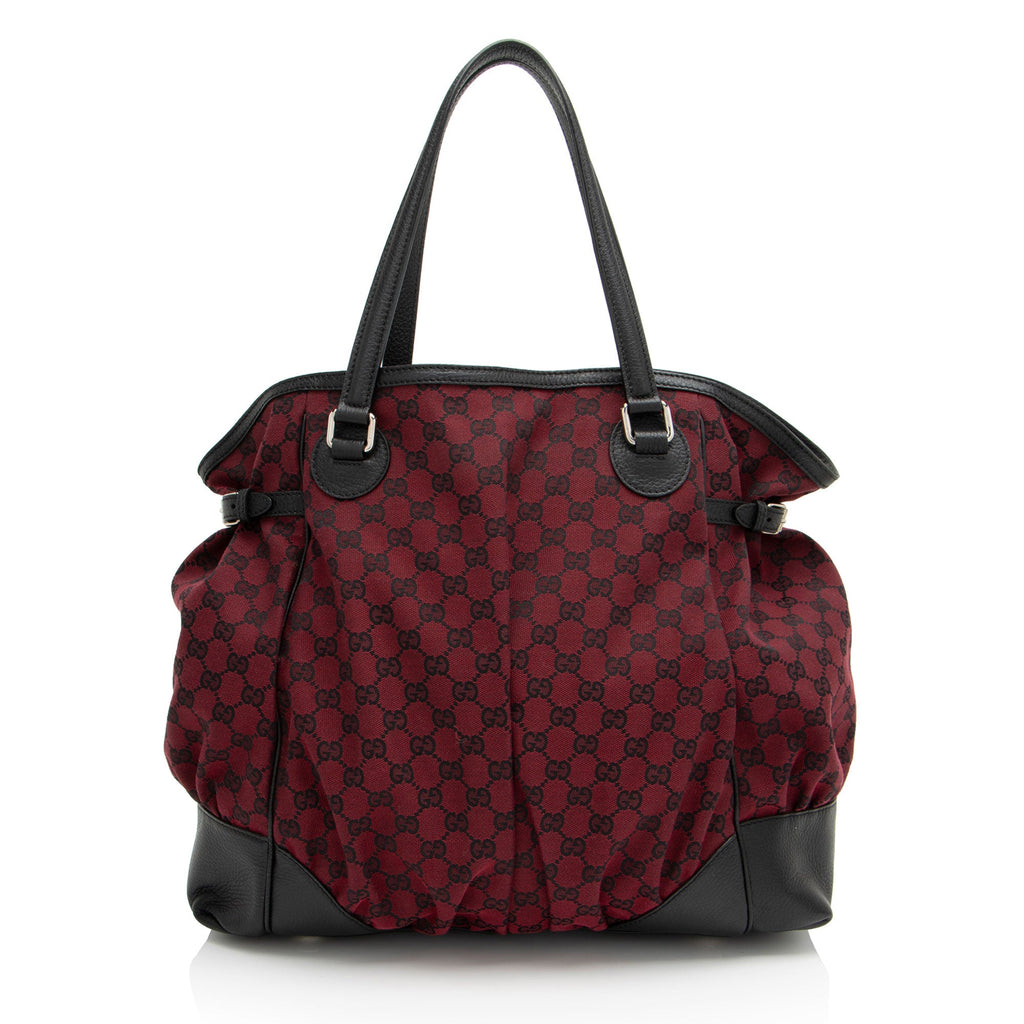 Gucci GG Canvas Full Moon Tote (SHF-J0EB6y)