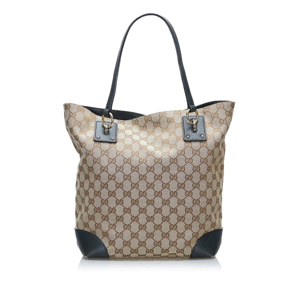Gucci GG Canvas GG Charm Tote (SHG-36503)