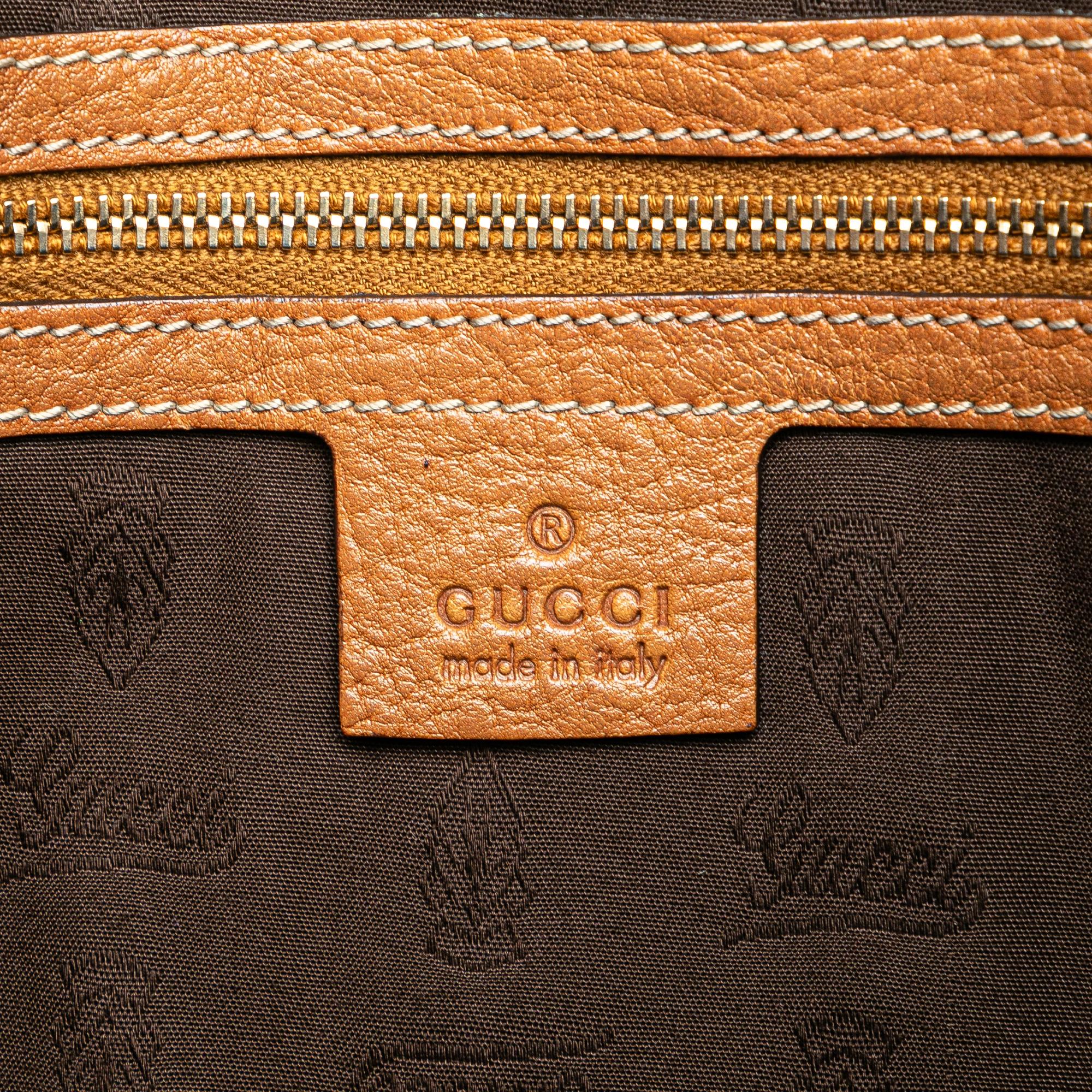 Gucci GG Canvas GG Charm Tote (SHG-s2pq0g)