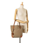 Gucci GG Canvas GG Charm Tote (SHG-s2pq0g)